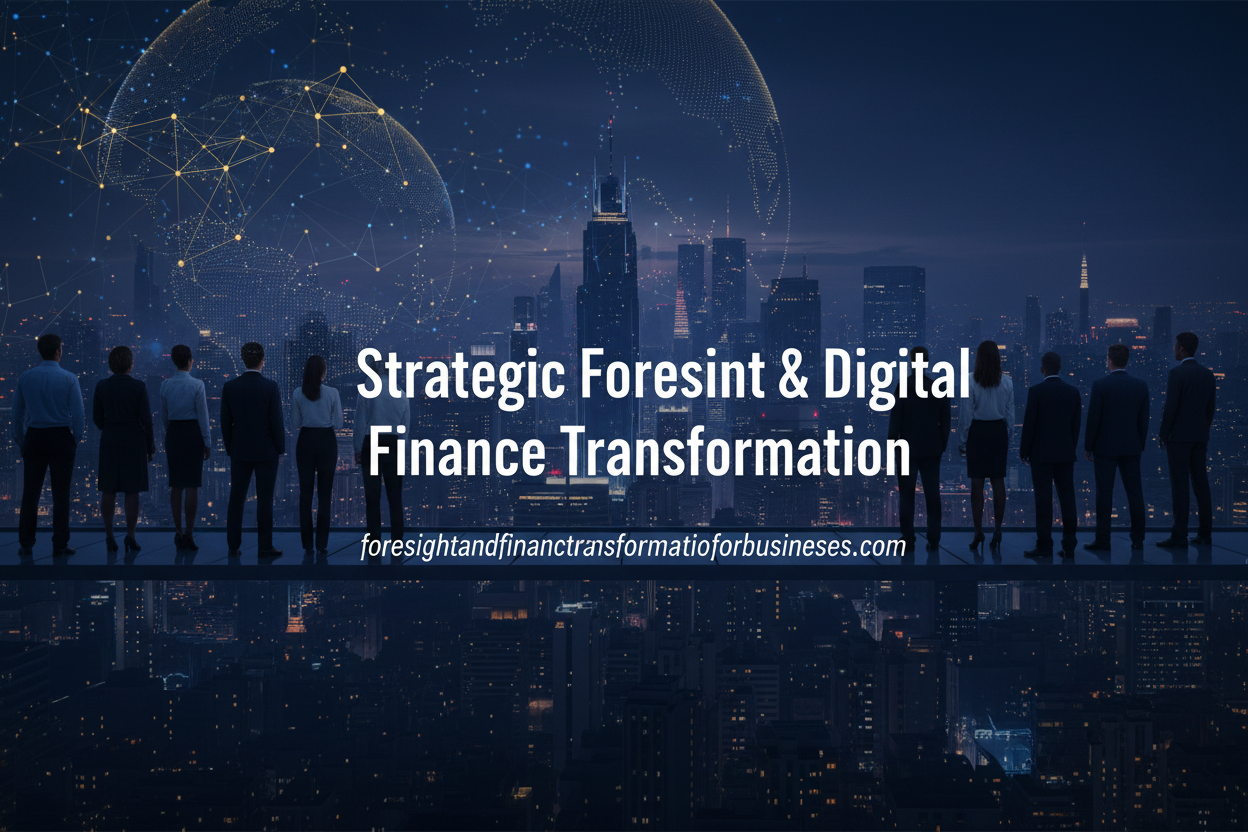 Strategic Foresight & Digital Finance Transformation | Courses ...